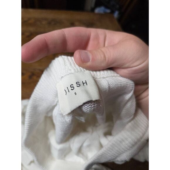 Diish EMERY OFF WHITE oversized tee& WIDE LEG PANTS set sz S/M - Picture 5 of 9